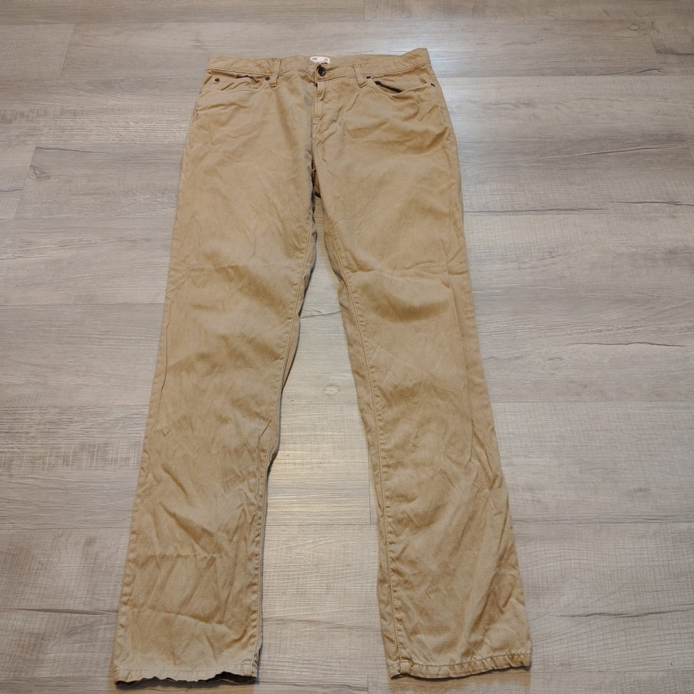 Todd Snyder Cotton Linen 5 Pocket Pants Tan 34x34 Slim Fit Jeans Style